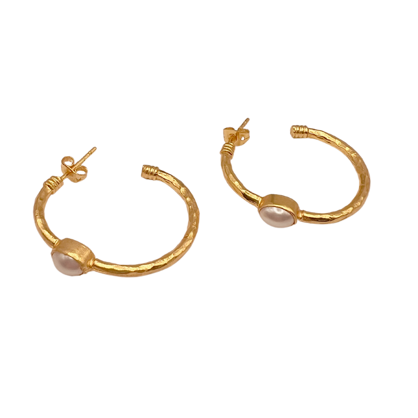 The Cirque Earrings with Pearl