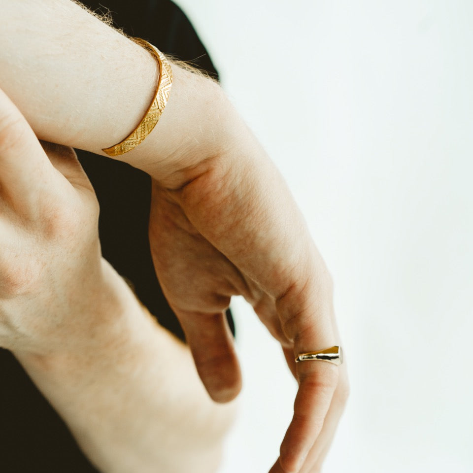 Trianglace Cuff Bracelet