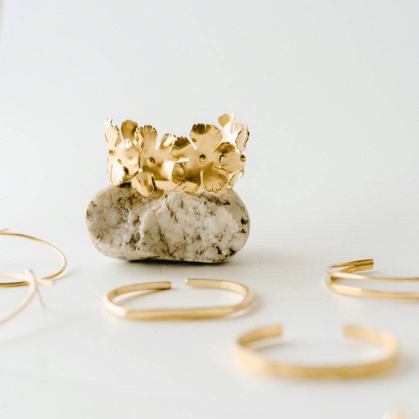 Flora Rise Cuff Bracelet
