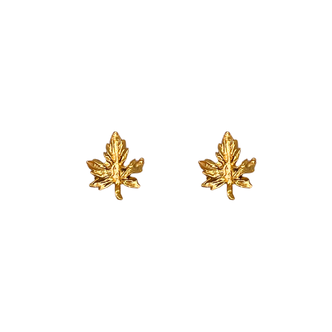 Petite Leaf Earrings