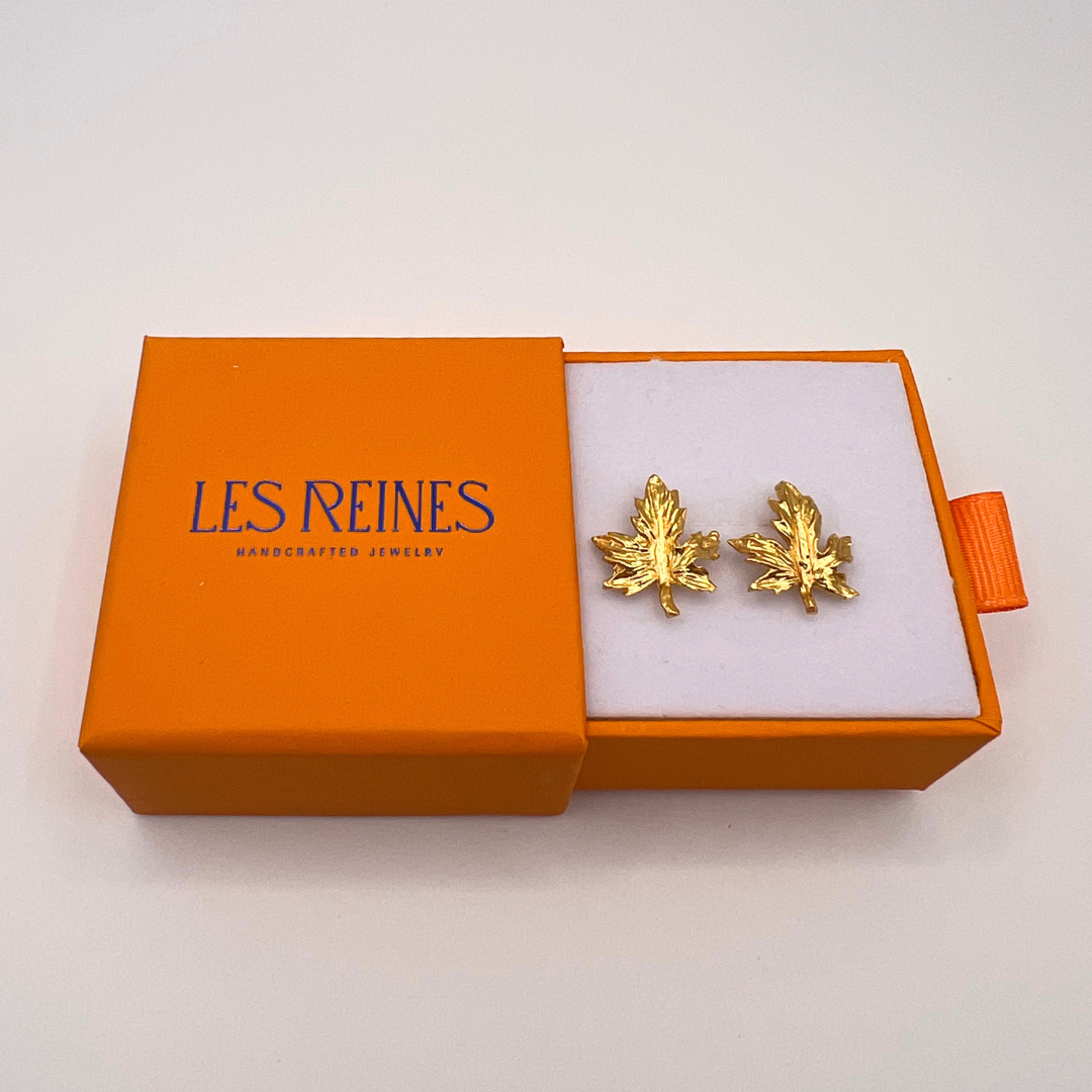 Petite Leaf Earrings