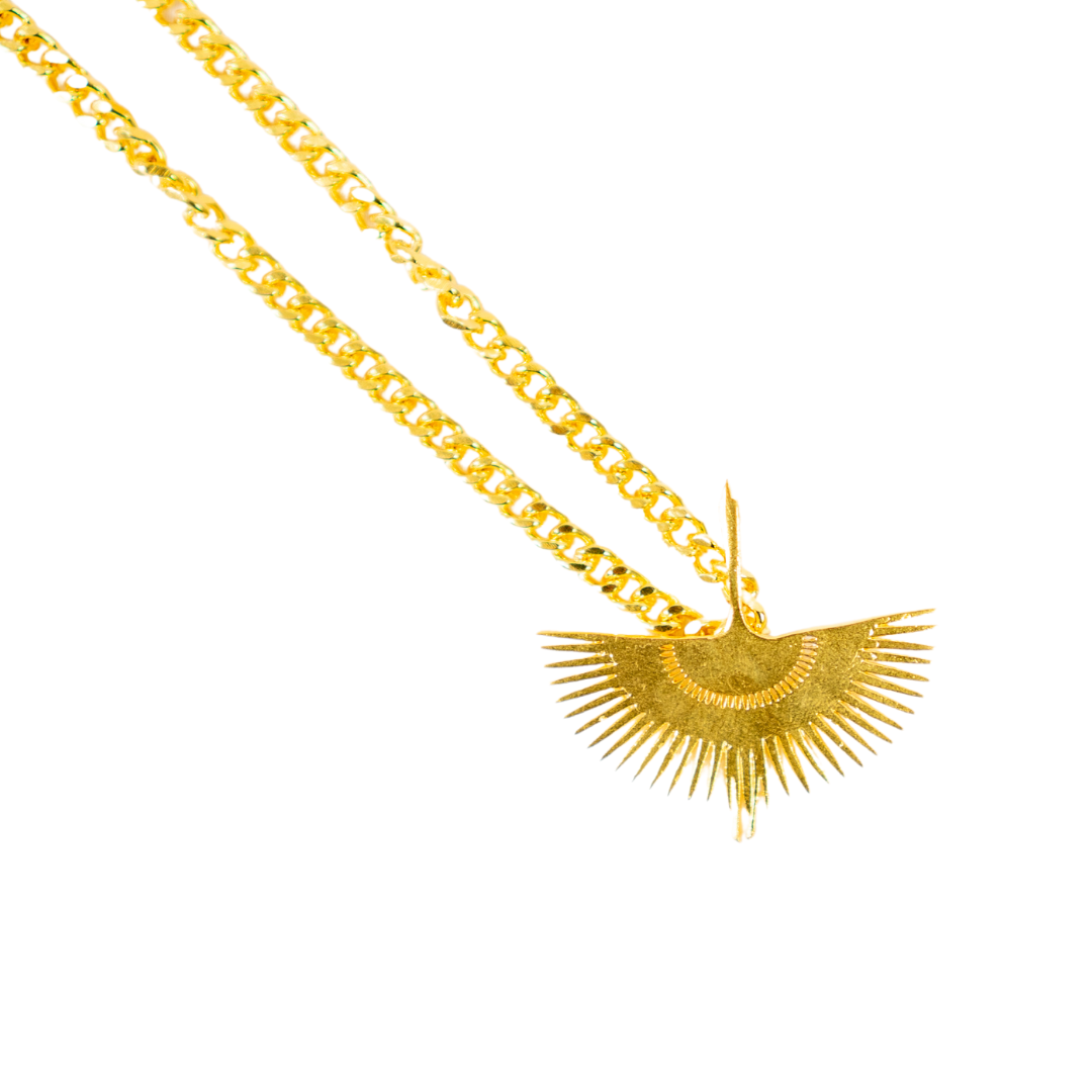 The Peafowl Necklace - Bold Chain
