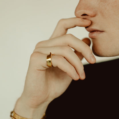 Golden Arc Ring