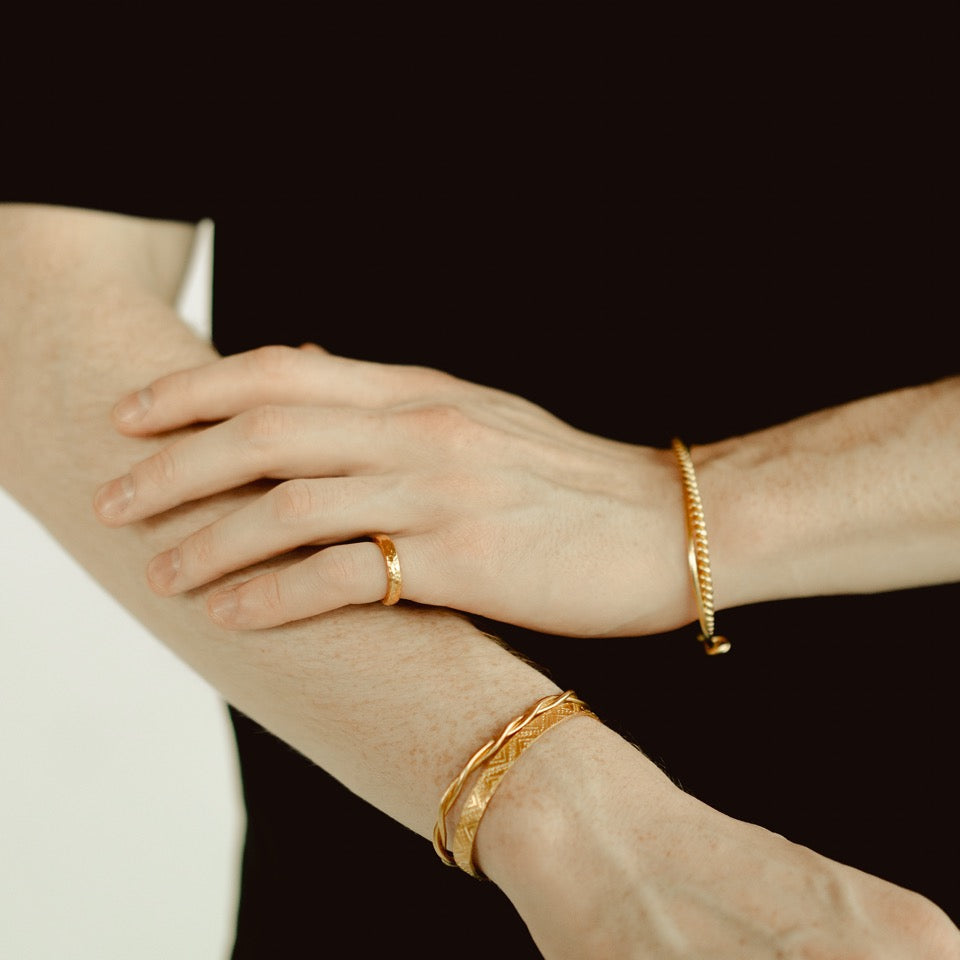 Rope Twist Cuff Bracelet