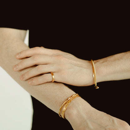 Rope Twist Cuff Bracelet