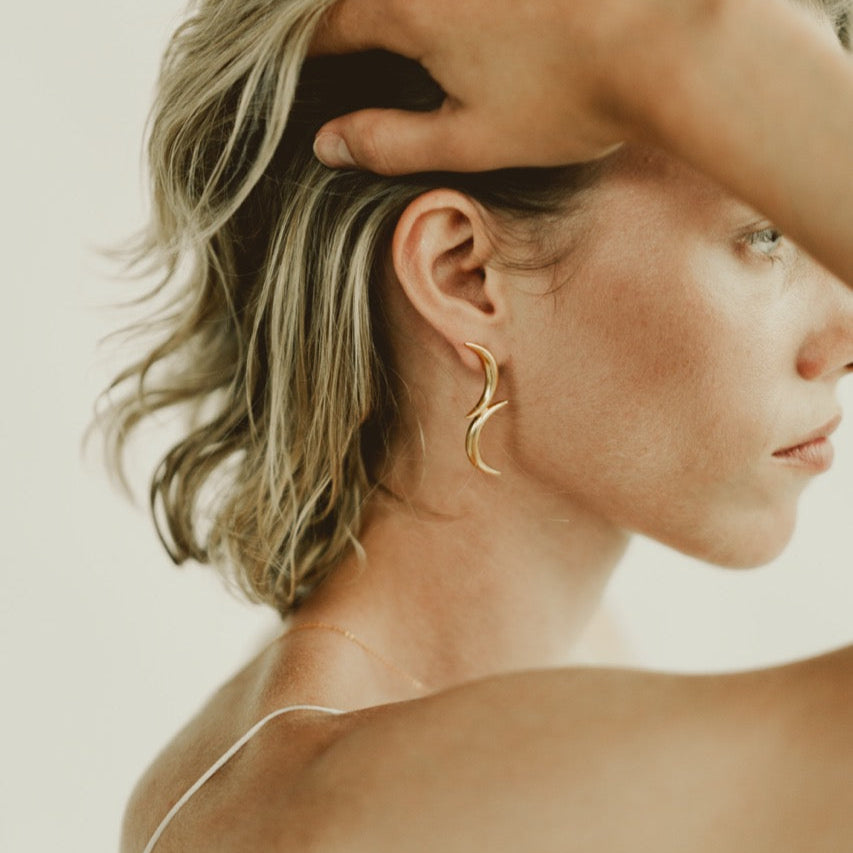 Lunar Mirror Earrings