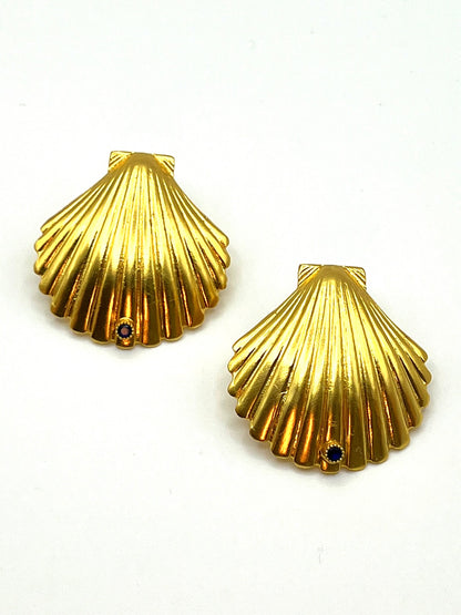 Golden Shell Earrings