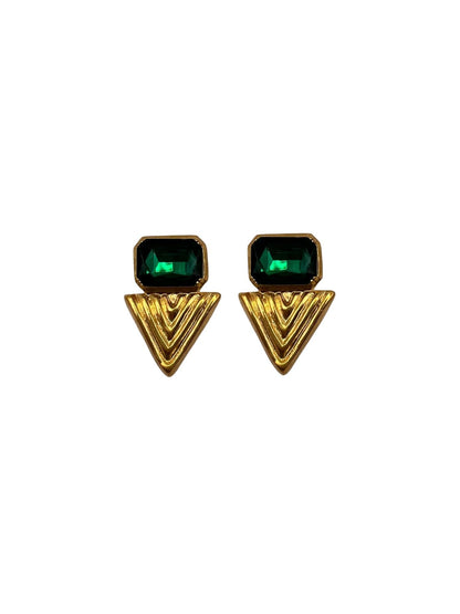 Boucles d'oreilles anciennes en turquoise