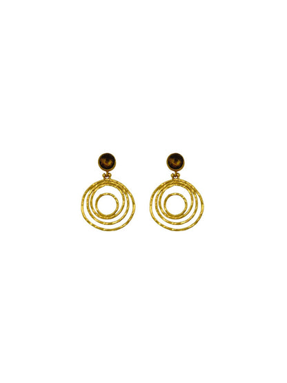 Boucles d'oreilles turquoise archaïques