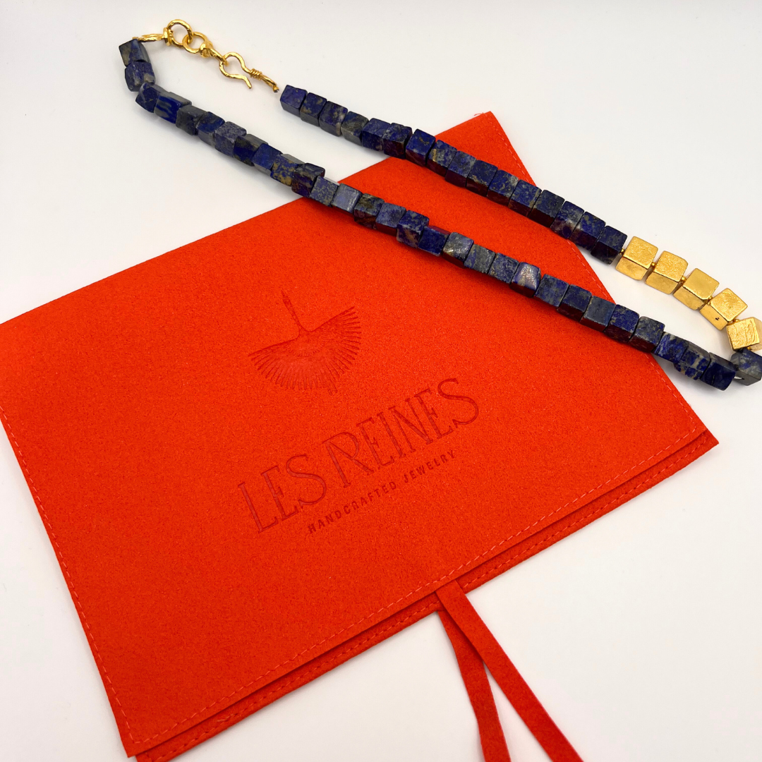 Nocturne - Beaded Necklace (Lapis)