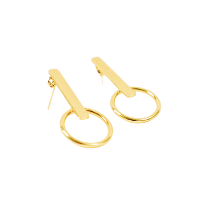 Golden Key Earrings