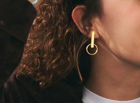 Golden Key Earrings