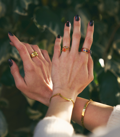 Lyrical Sunset Ring