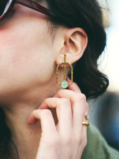 Turquoise Archaic Earrings