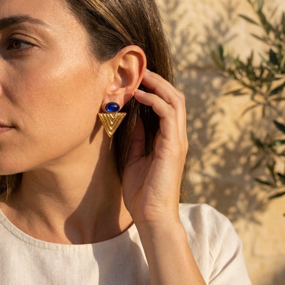 Blue Zenith Earrings